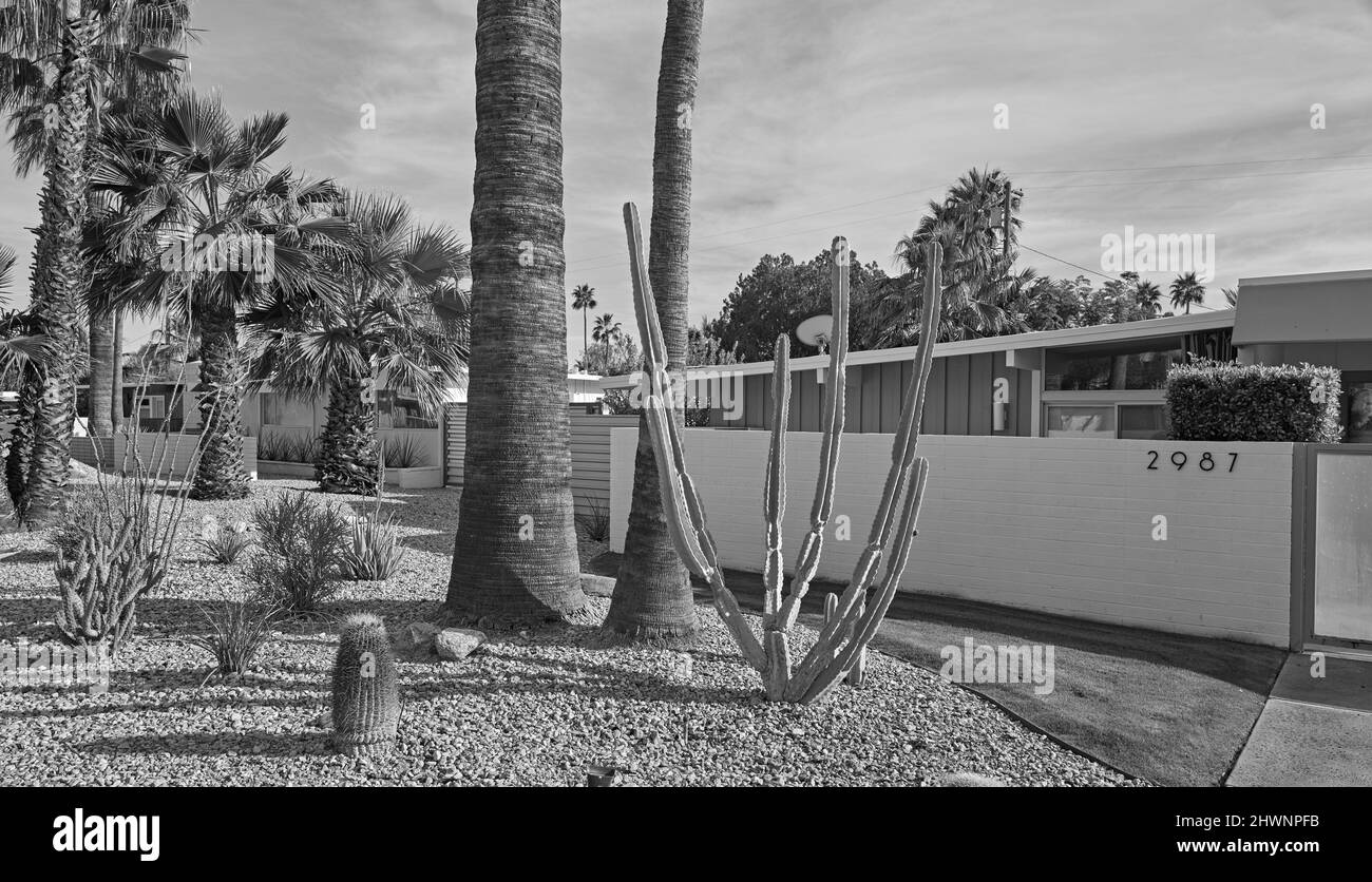 Palm Springs Mid Century Modern Stock Photo Alamy