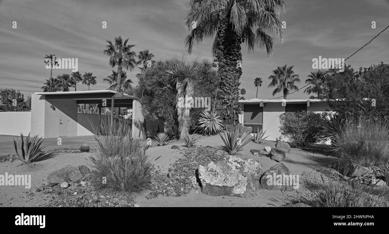 Palm Springs Mid Century Modern Stock Photo Alamy