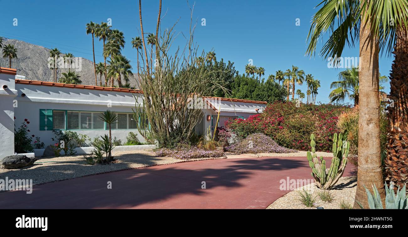 Palm Springs Mid Century Modern Stock Photo Alamy