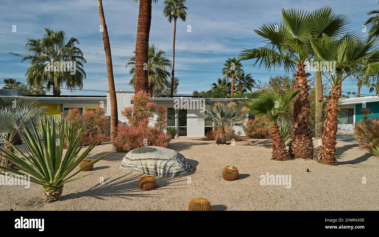 Palm Springs Mid Century Modern Stock Photo Alamy