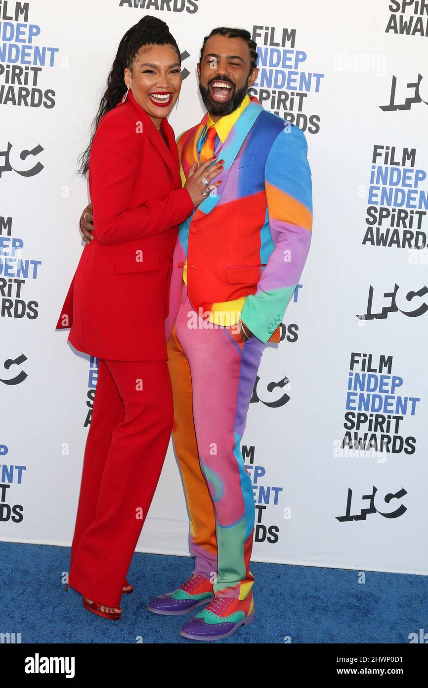 Santa Monica, CA. 6th Mar, 2022. Emmy Raver-Lampman, Daveed Diggs at ...