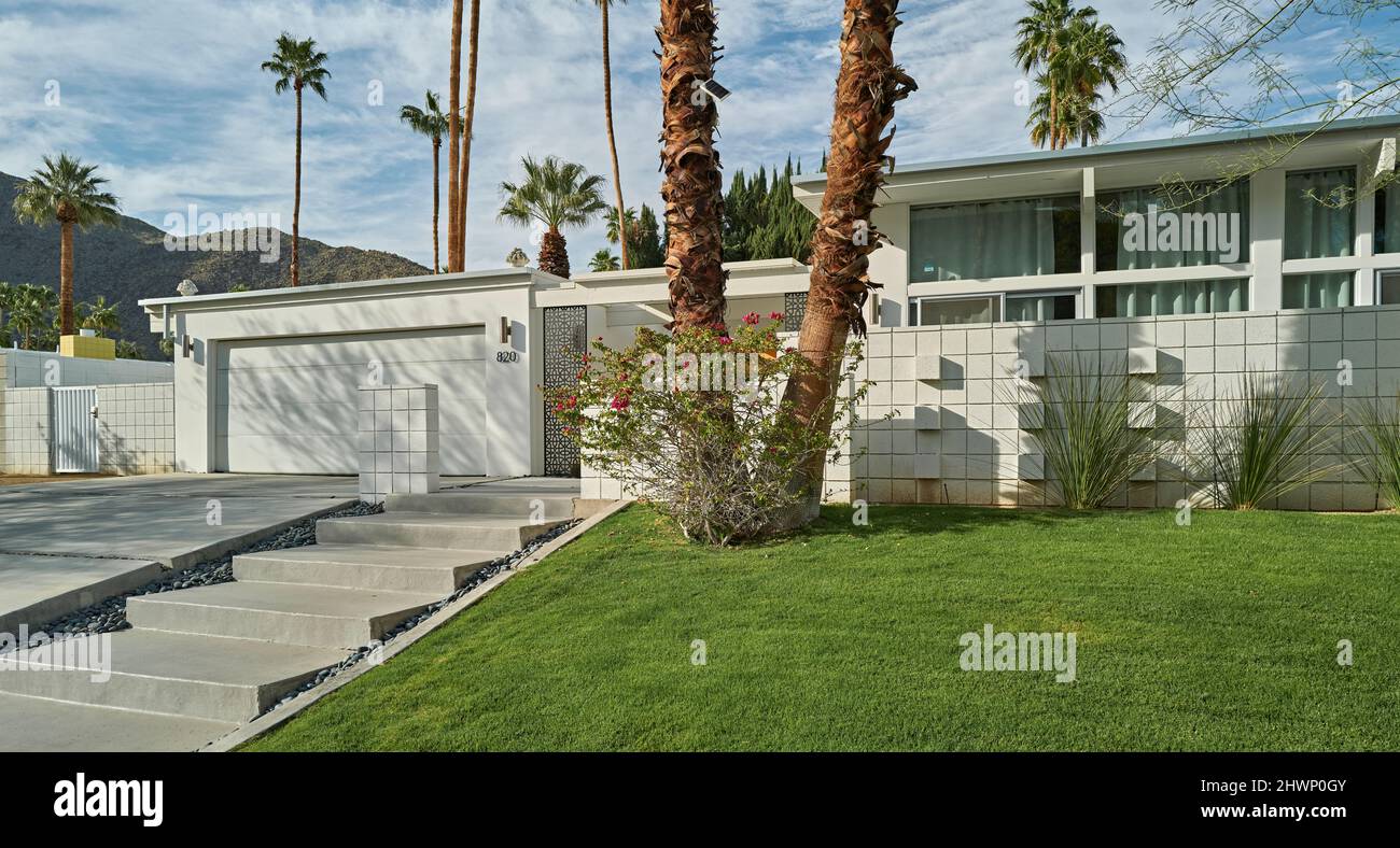 Palm Springs Mid Century Modern Stock Photo - Alamy