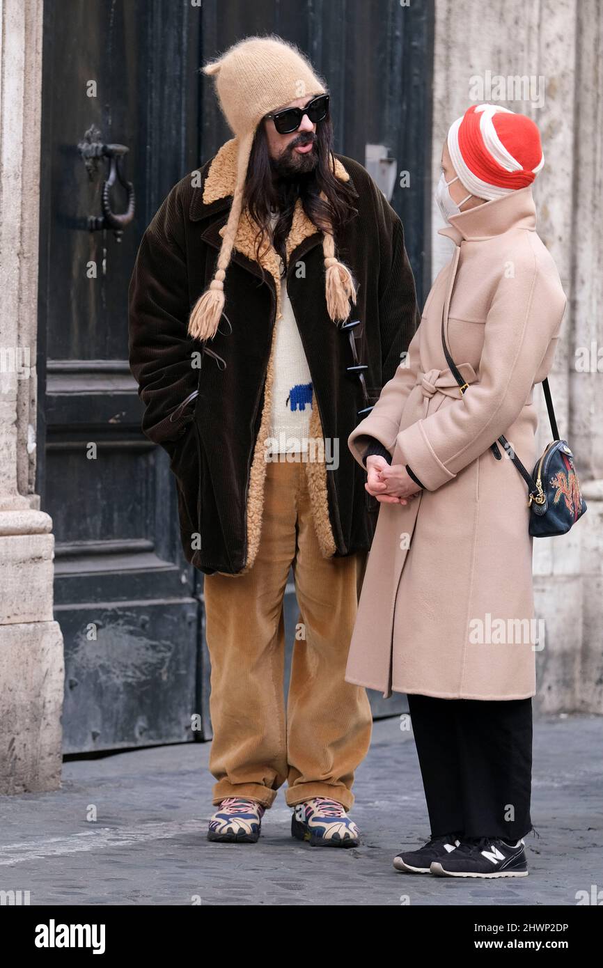 Rome, Alessandro Michele stylist and creative director of Gucci Roman ...