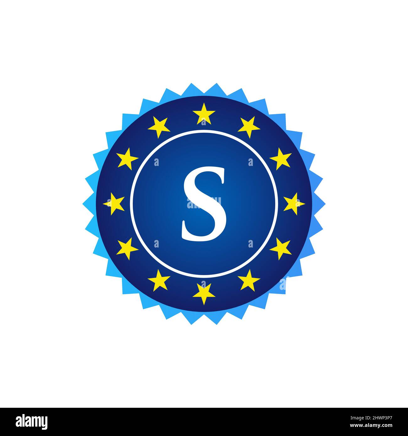 S Lable Badge And Label Logo Design On Letter S Sign. S Letter Vintage Badge ...