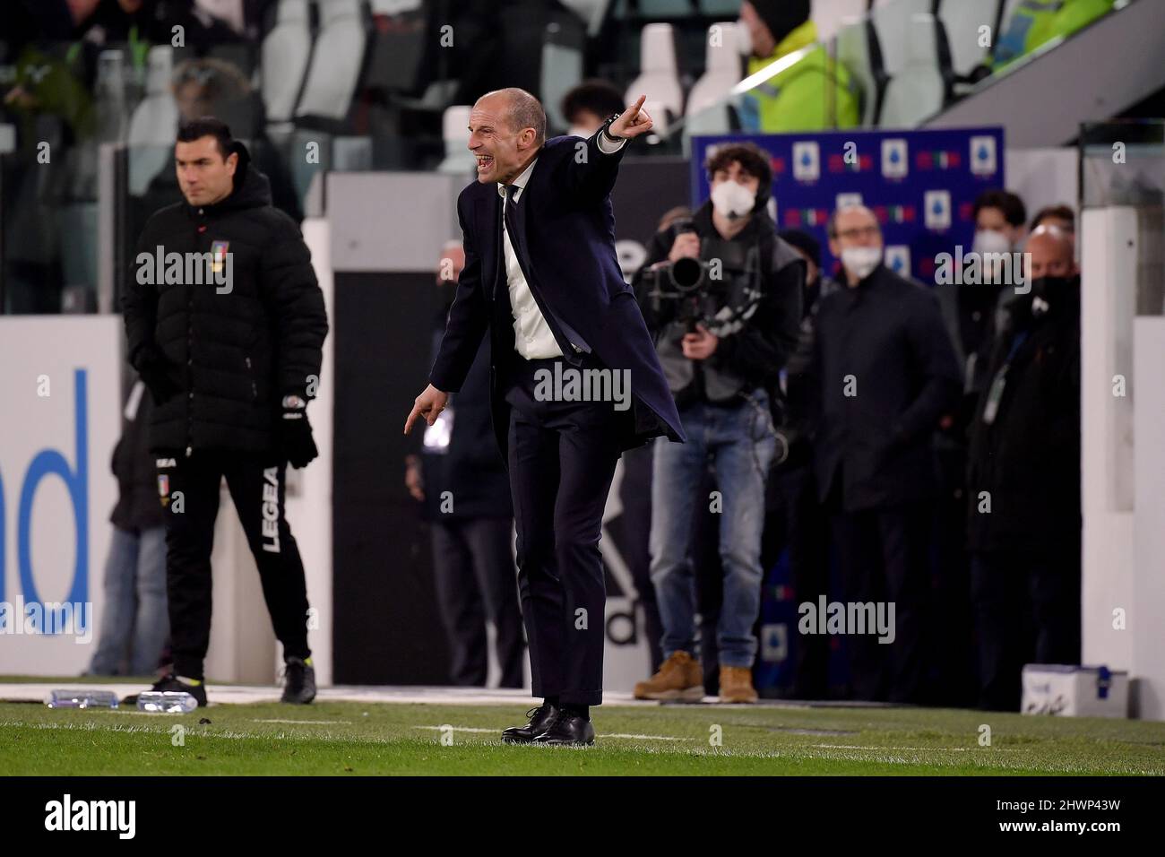 Massimiliano Allegri head coach of Juventus FC during the Serie A 2021/ ...