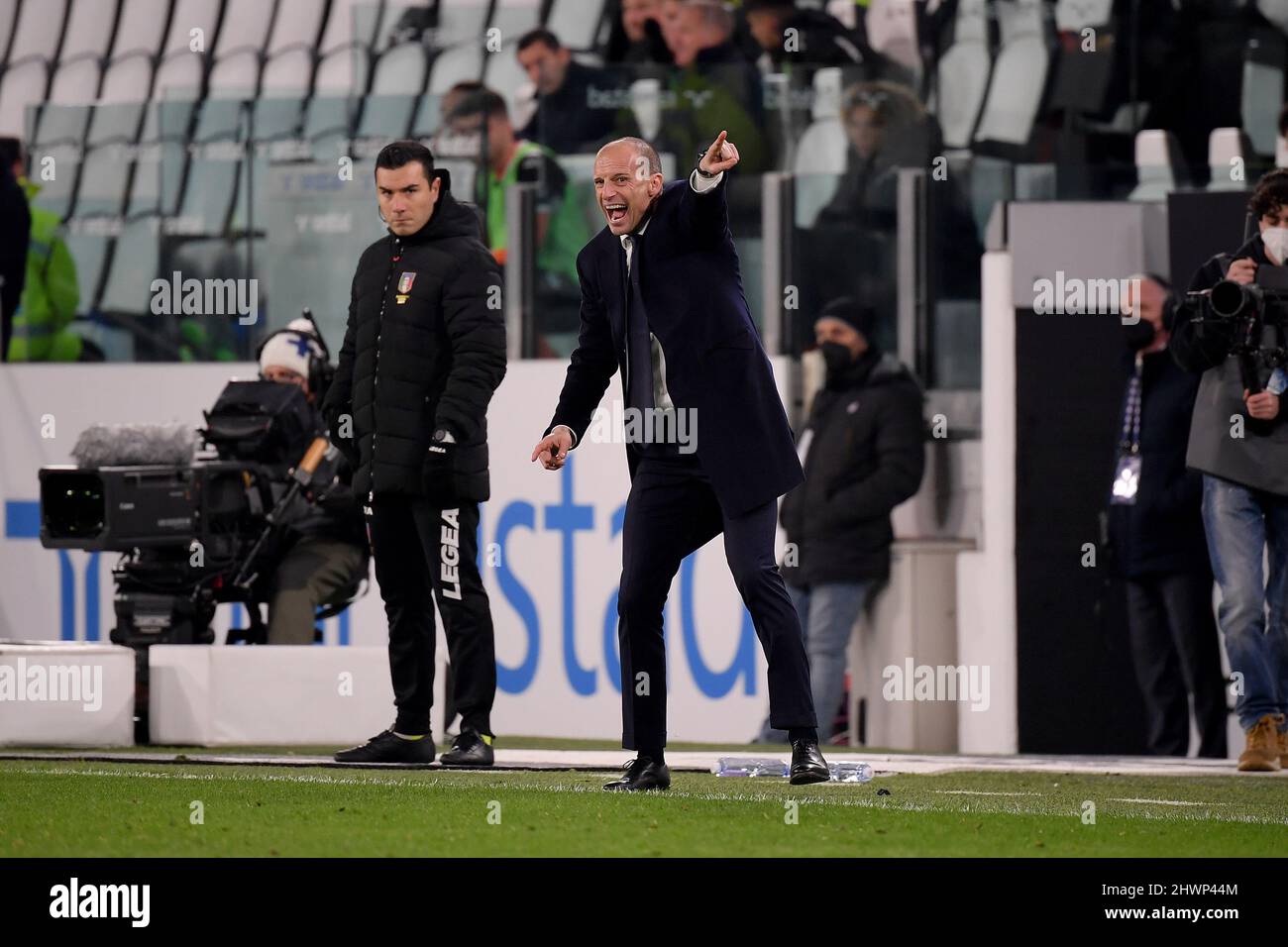 Massimiliano Allegri head coach of Juventus FC during the Serie A 2021/ ...
