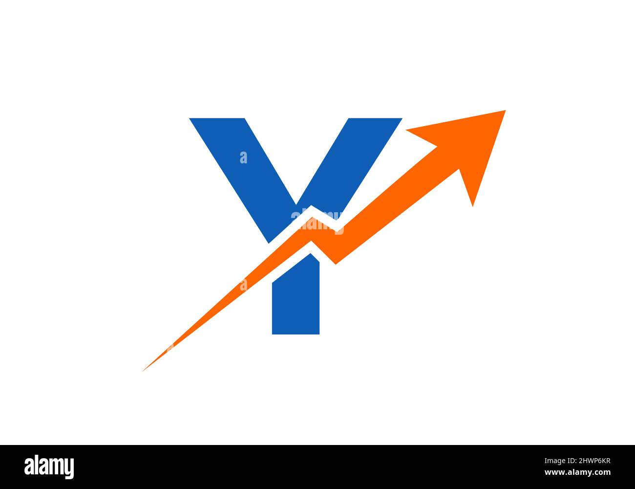 Finance Logo with Y Letter Concept. Marketing And Financial Business ...