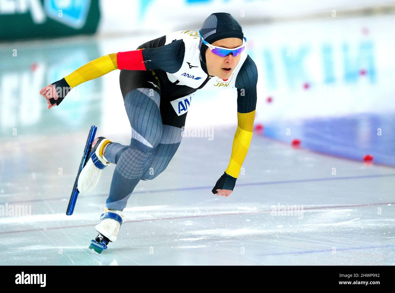 Rio Yamada (JPN) on 500m women during ISU World Speed Skating