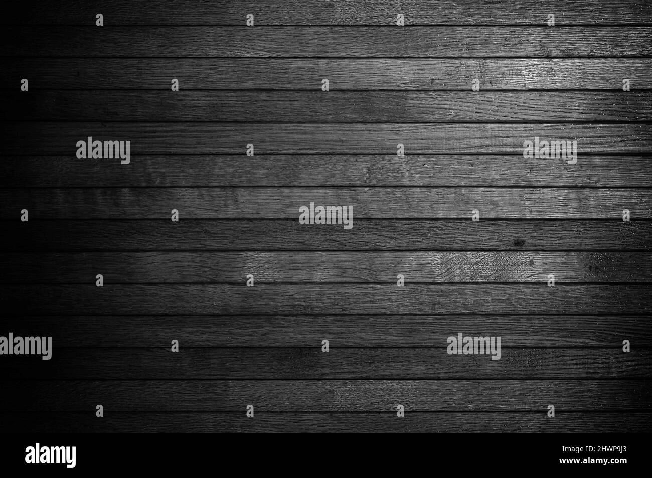 Black wood panels texture background Stock Photo