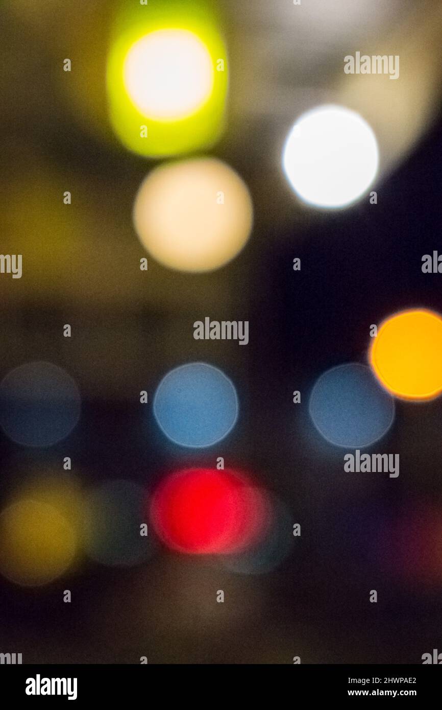 Bokeh of colorful light background Stock Photo - Alamy