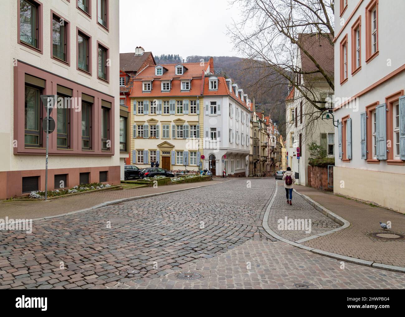 Impression of Heidelberg in Germany at winter time Stock Photo
