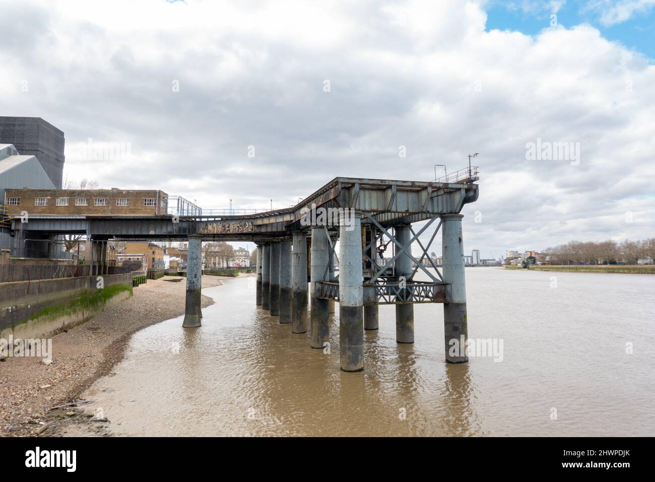 Anchor, Ballast Quay, Greenwich Stock Photo Alamy