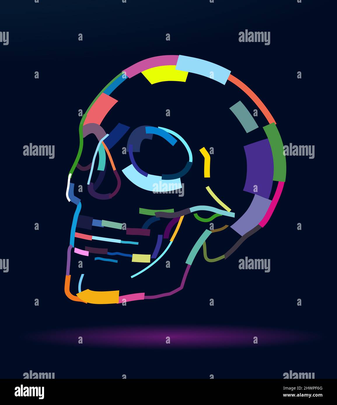Lost skull Stock Vector Images - Alamy