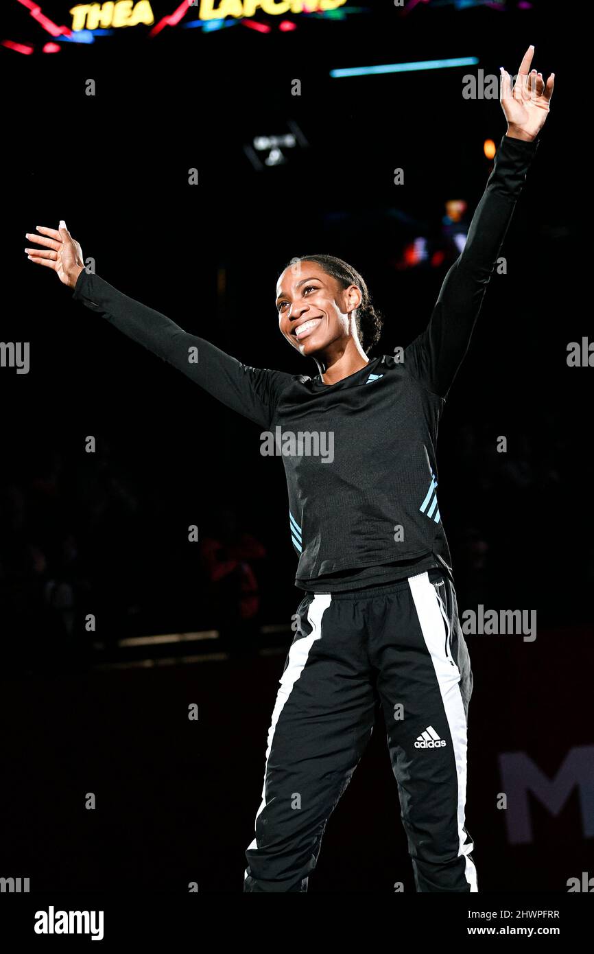 Thea Lafond of Dominica (Women's Triple Jump) competes during the World