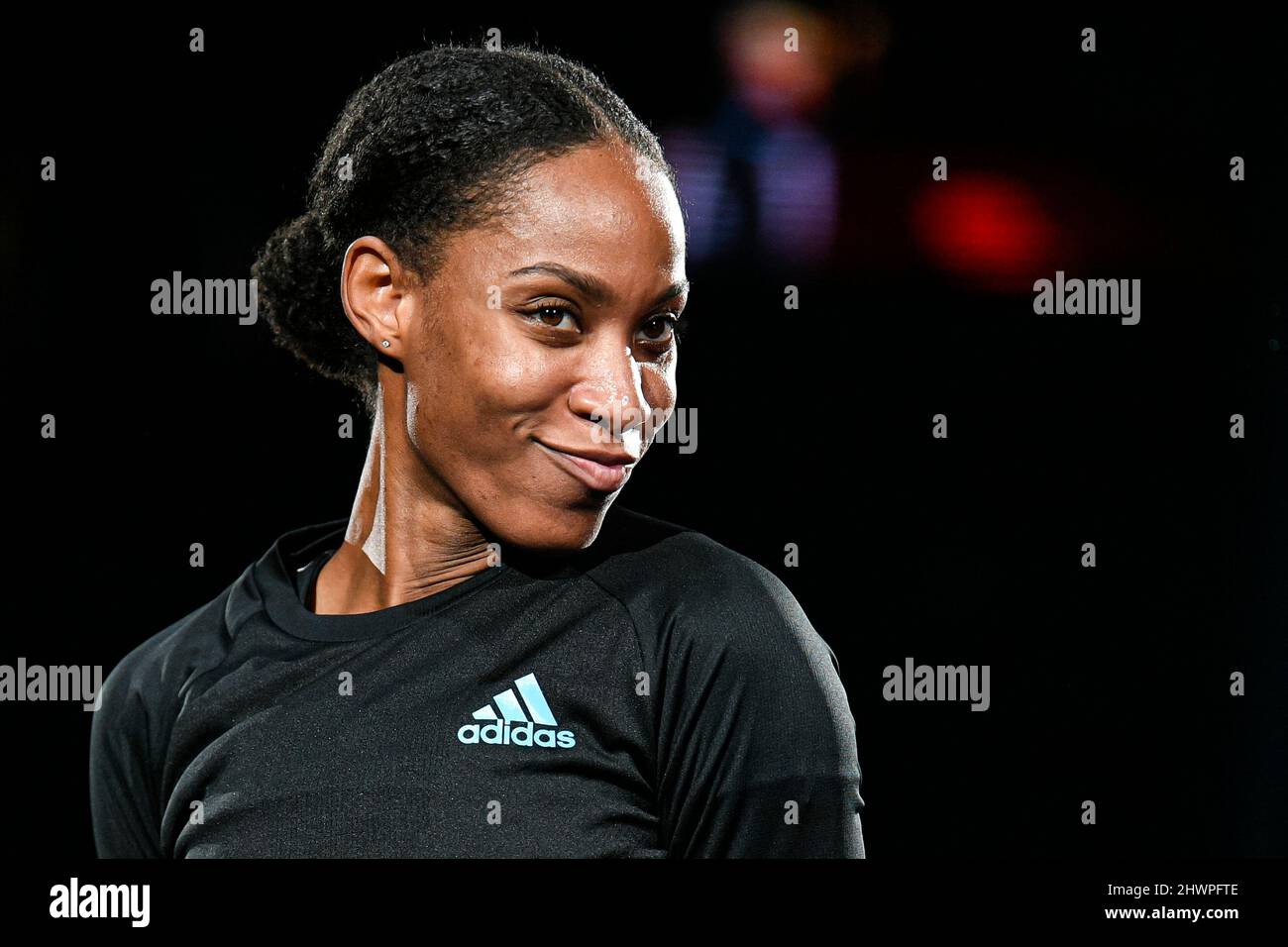 Thea Lafond of Dominica (Women's Triple Jump) competes during the World