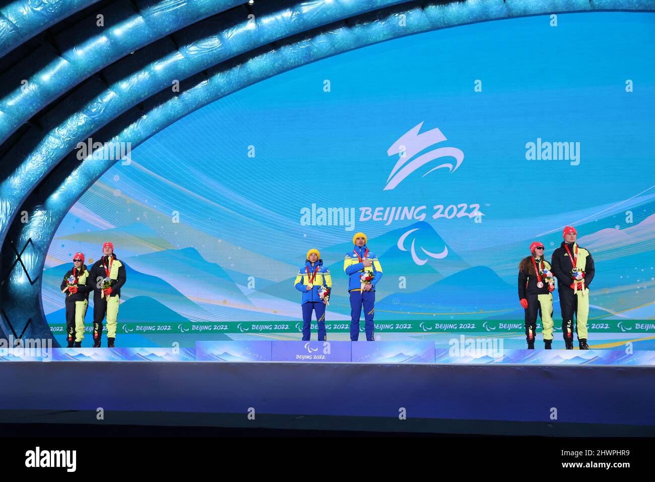 Zhangjiakou, Hebei, China. 6th Mar, 2022. (L-R) Linn Kazmaier & guide ...
