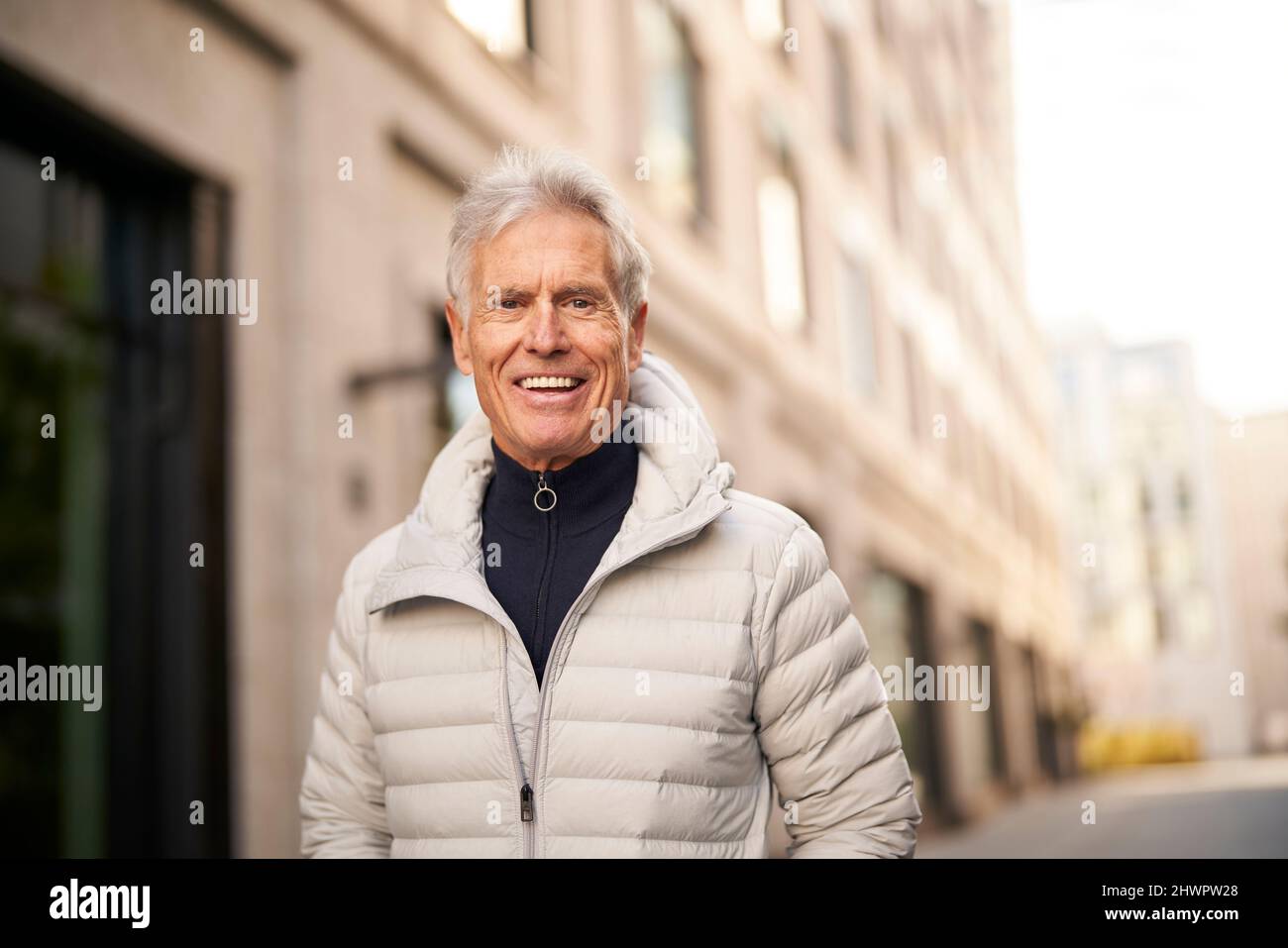 Happy elderly man hi-res stock photography and images - Alamy