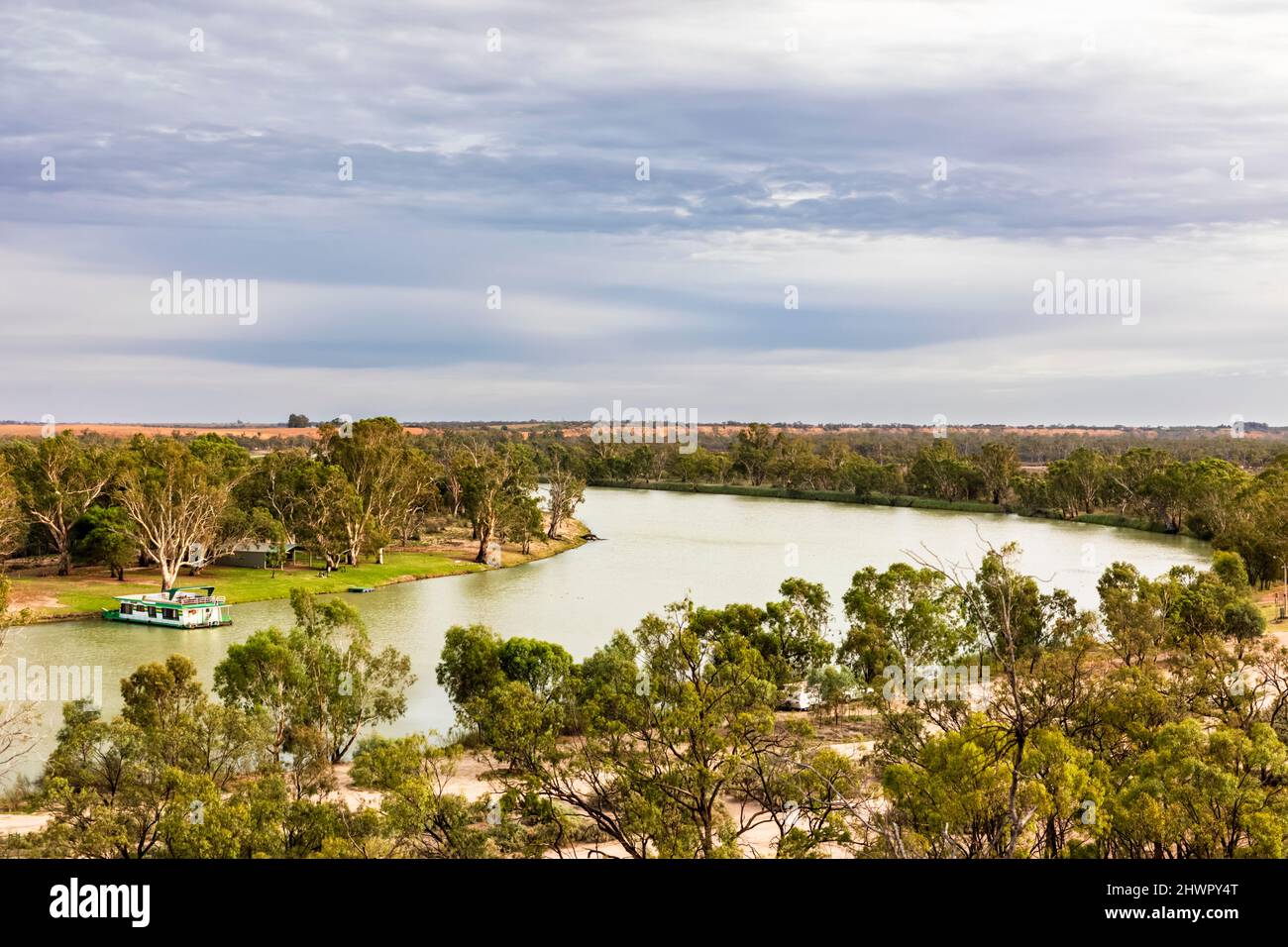 Australia, South Australia, Blanchetown, Bend of Murray River Stock Photo