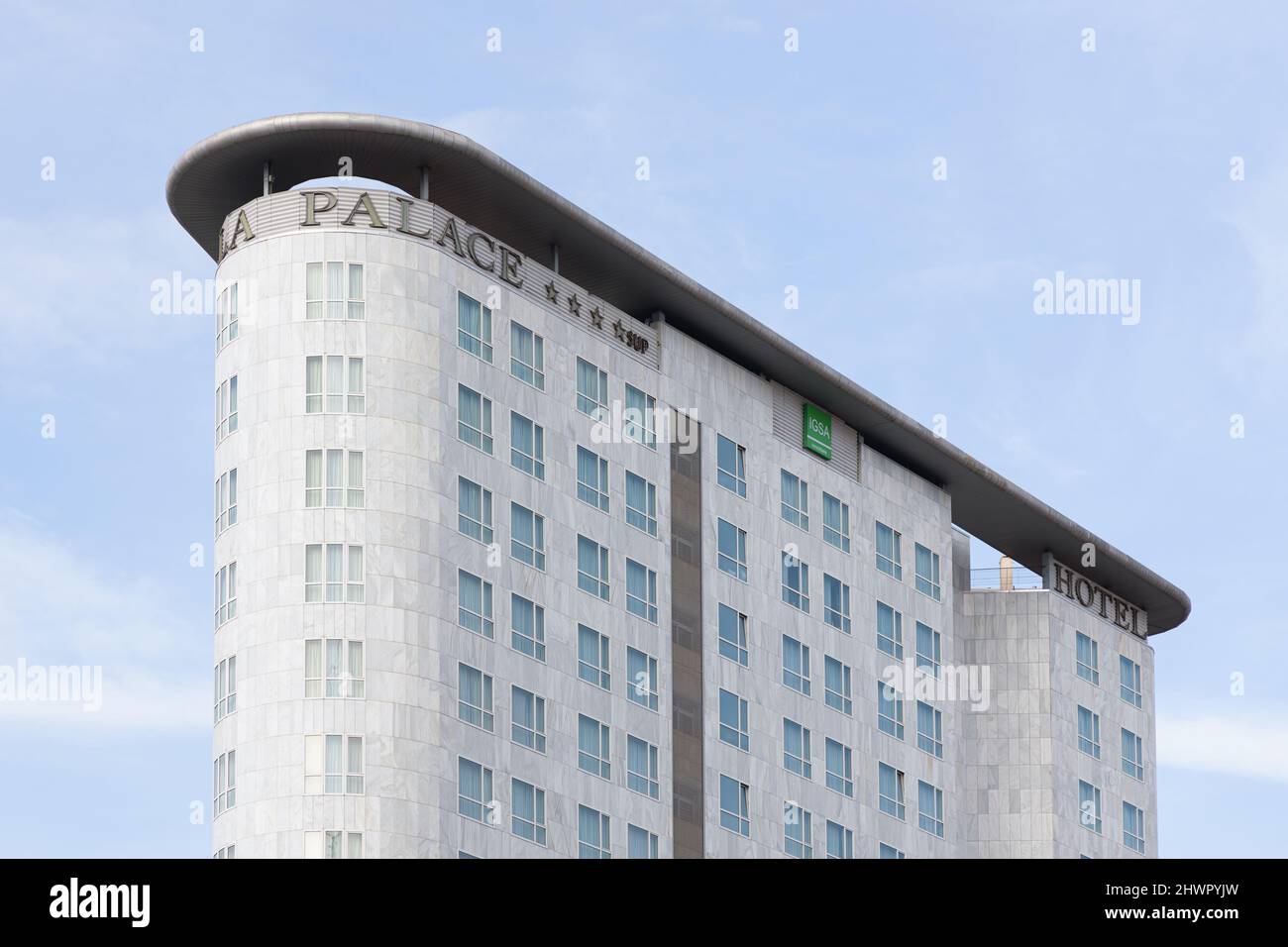 VALENCIA, SPAIN - MARCH 04, 2022: Sercotel is one of the largest hotel  chains in Spain. Sorolla Palace Stock Photo - Alamy