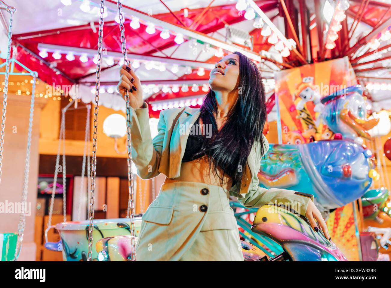 Merry go round amusement park hires