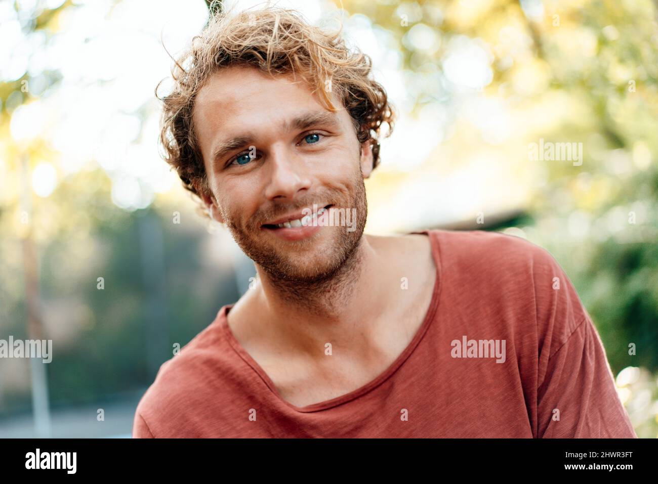 Man blond beard hi-res stock photography and images - Alamy