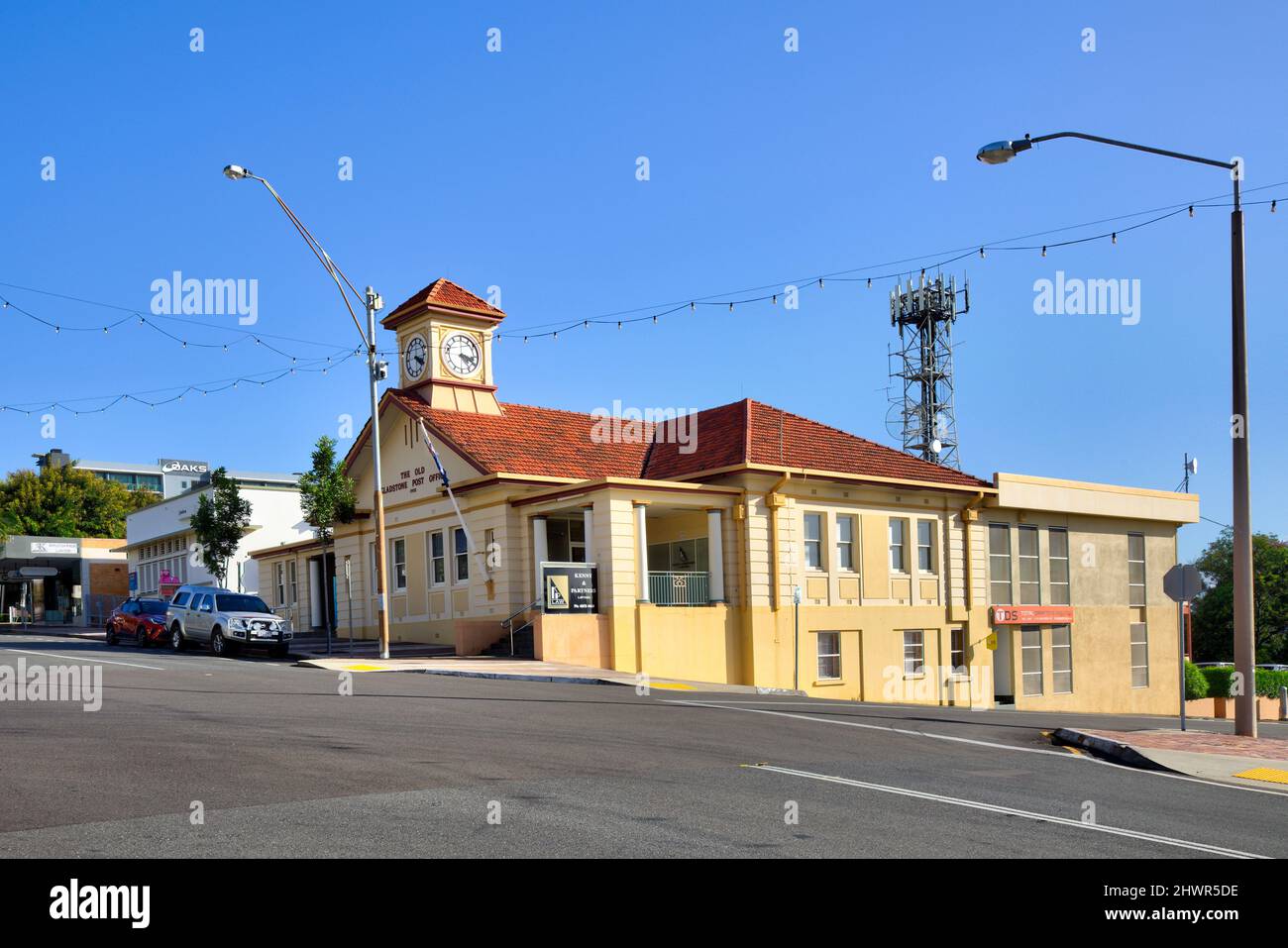 Original Post Office building in Gladstone Queensland Australia Stock