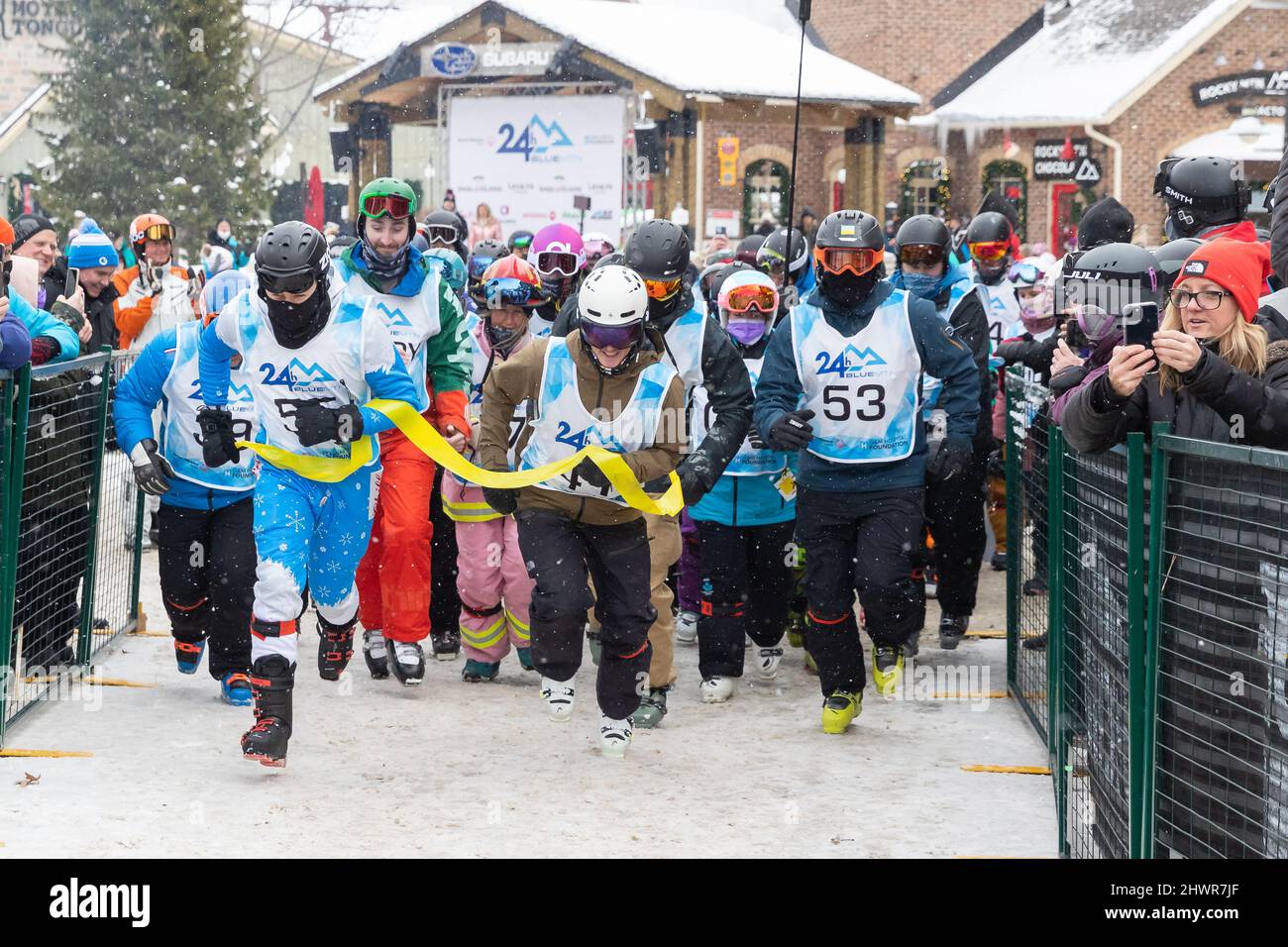 24 Hours of Blue Mountain Special Olympics Stock Photo