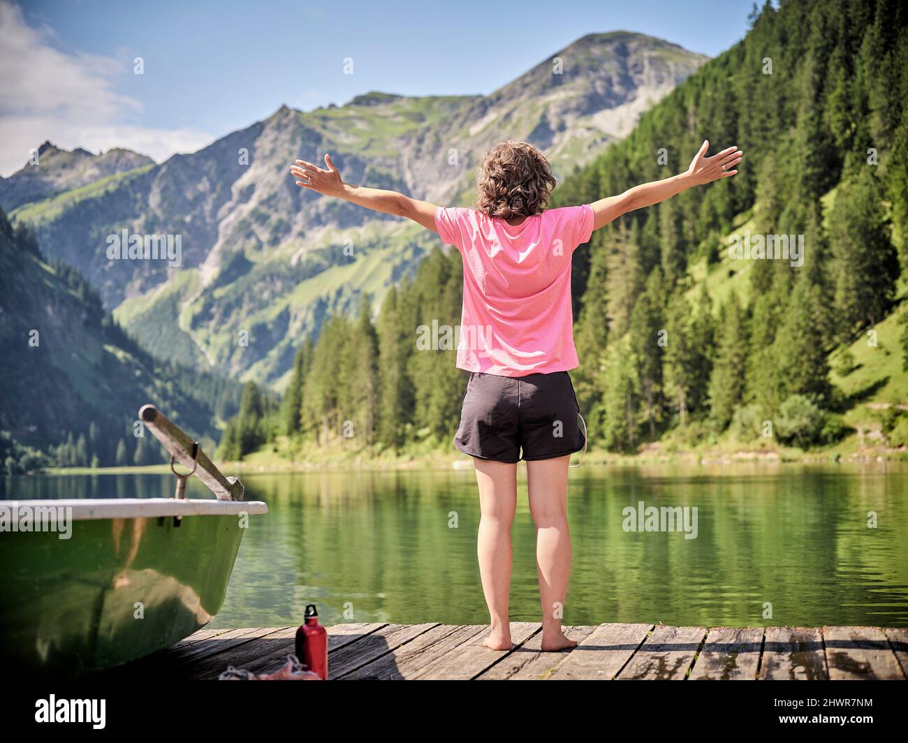 Arms outstretched alps hi-res stock photography and images - Alamy