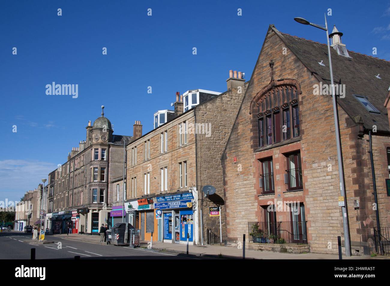 Views of the High Street in Portobello, Edinburgh in the UK Stock Photo Alamy