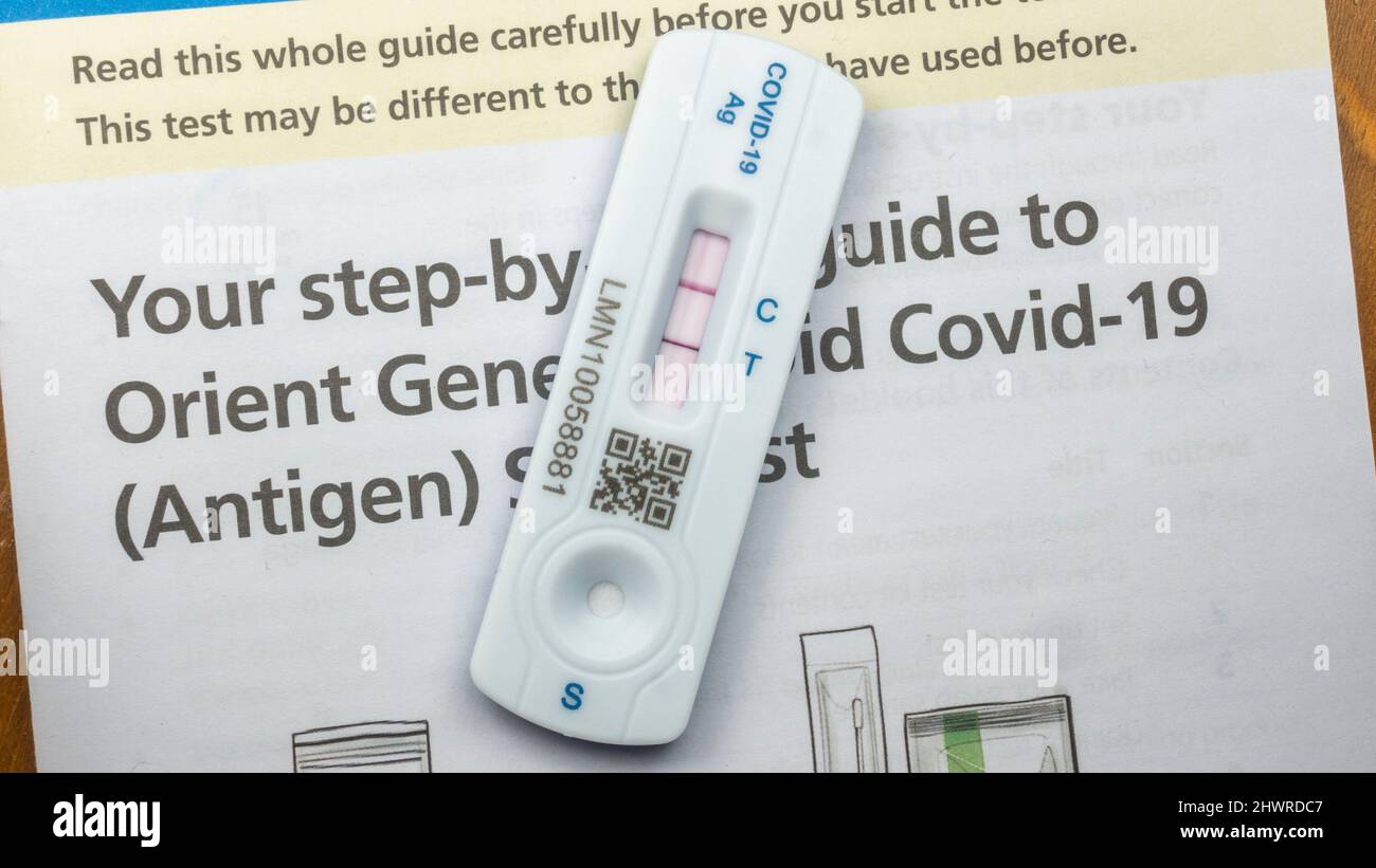 A genuine Covid19 positive test kit using Orient Gene lateral flow