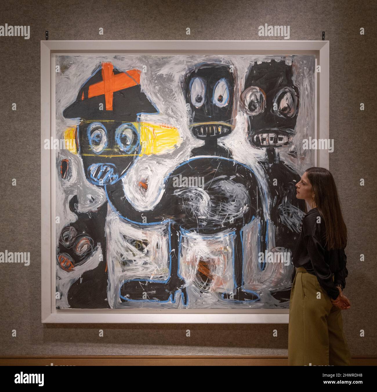 Bonhams, London, UK. 7 March 2022. Modern & Contemporary African Art