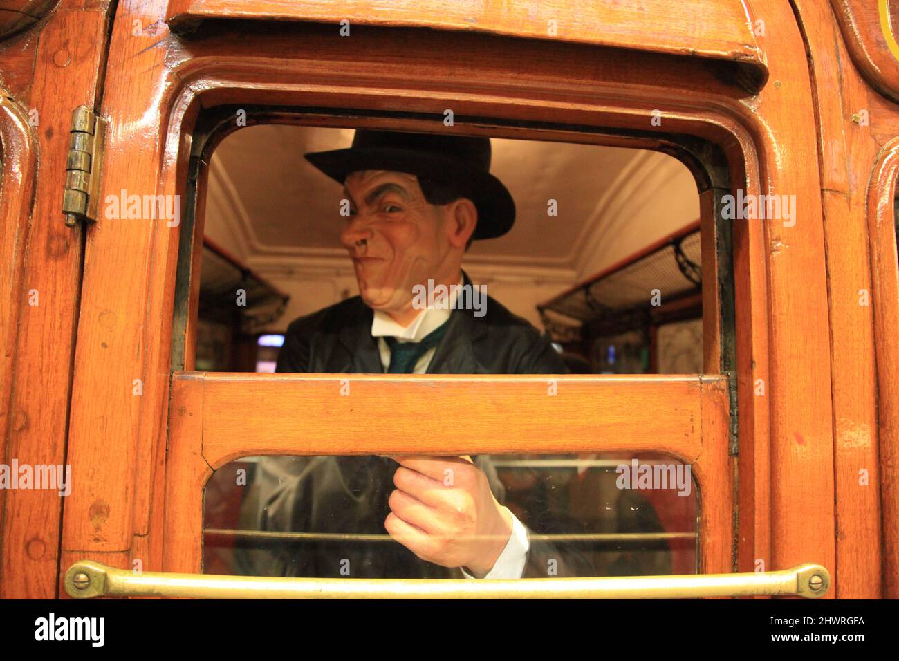 Mannequin in london's transport museum Stock Photo