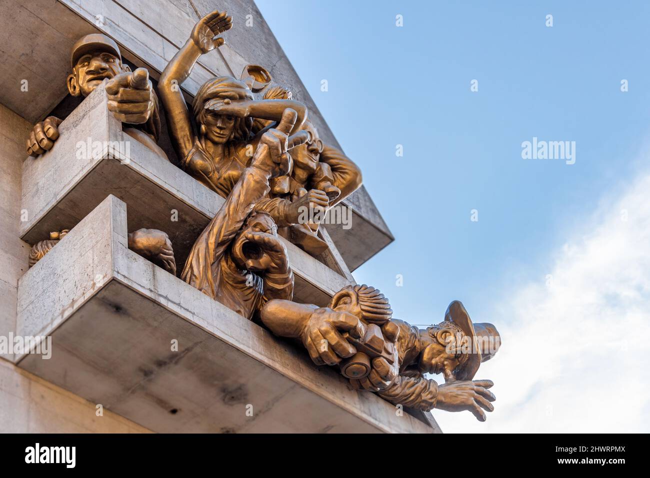 The Audience by Michael Snow, Toronto, Canada Stock Photo