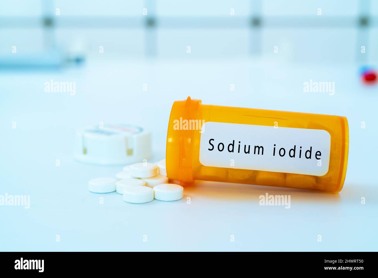 tablets containing iodine Sodium iodide and Potassium iodide for use in