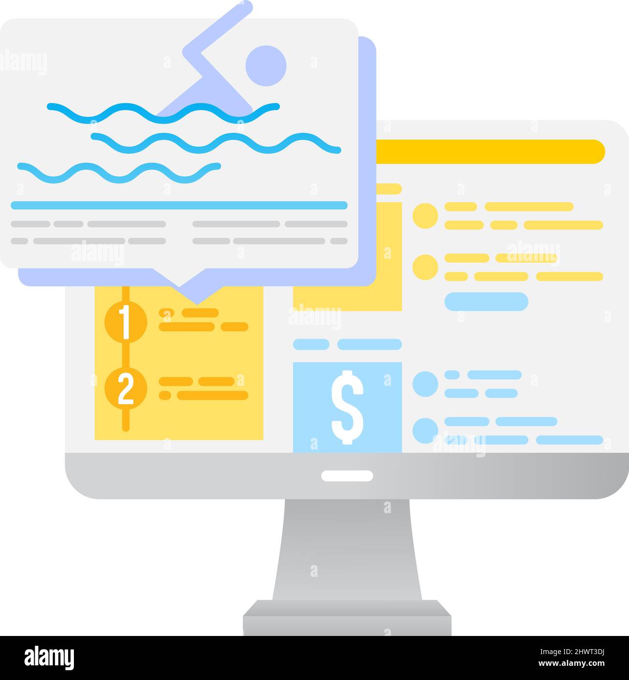 Water rescue monitor Stock Vector Images - Alamy