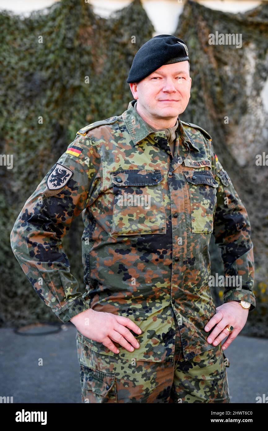 Wildflecken, Germany. 07th Mar, 2022. Major General Ruprecht von Butler ...