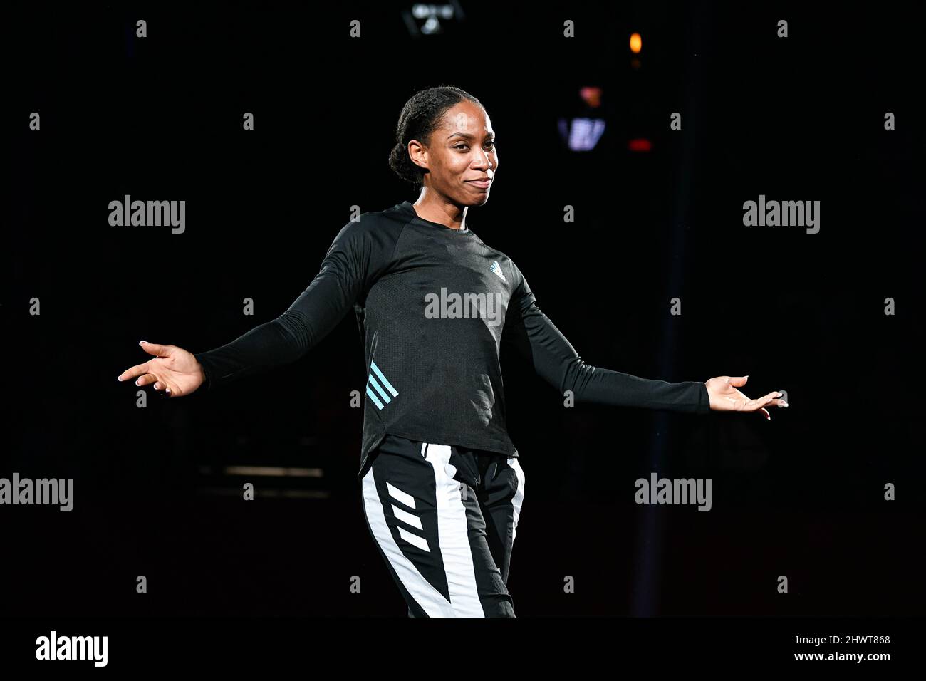 Thea Lafond of Dominica (Women's Triple Jump) competes during the World