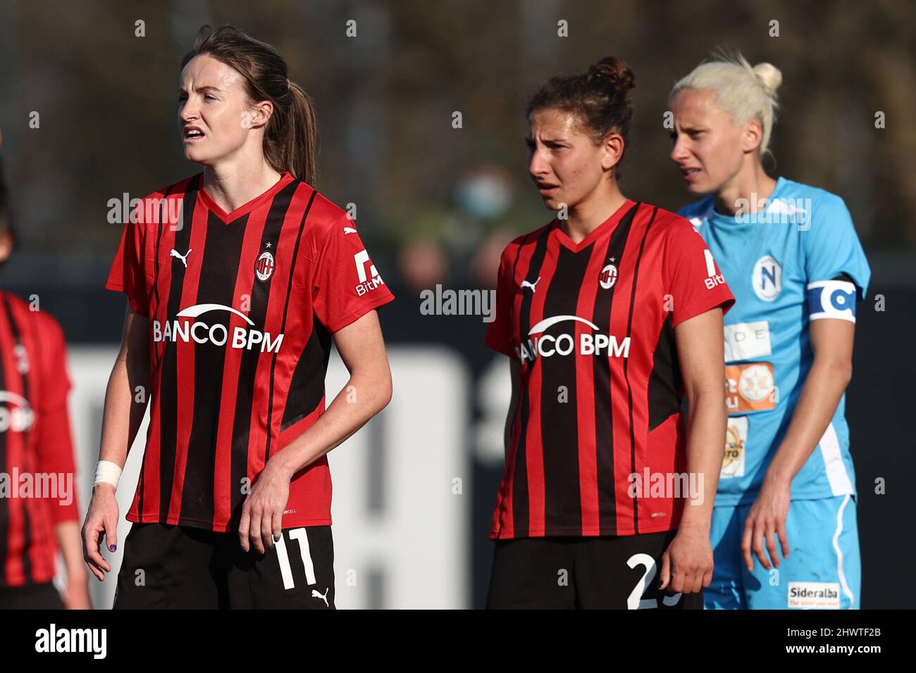 Christy Grimshaw (AC Milan) during AC Milan vs ACF Fiorentina femminile,  Italian football Serie A Women mat - Photo .LiveMedia/Francesco Scaccianoce  Stock Photo - Alamy