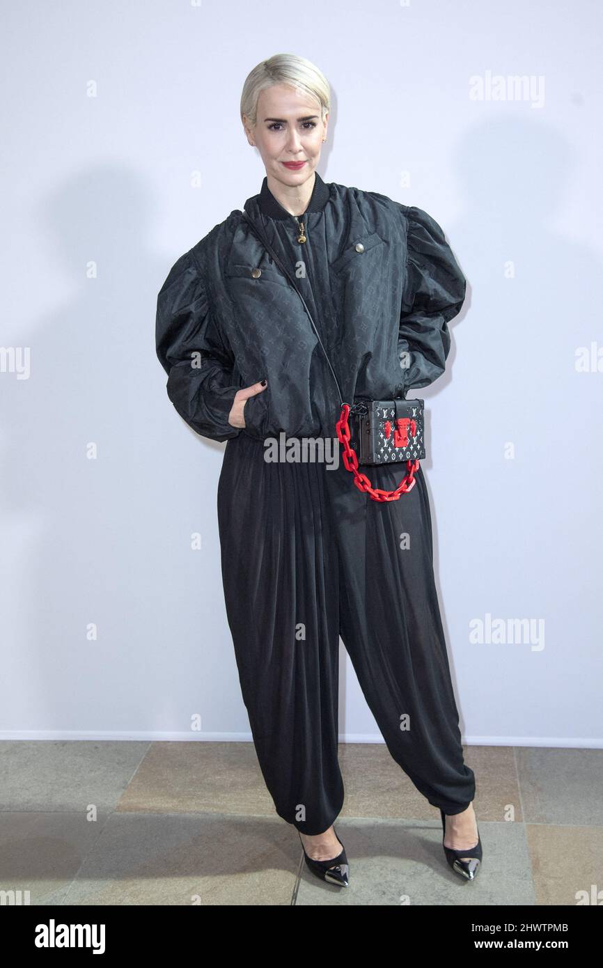 Sarah Paulson attending the Louis Vuitton Womenswear Fall/Winter 2022/