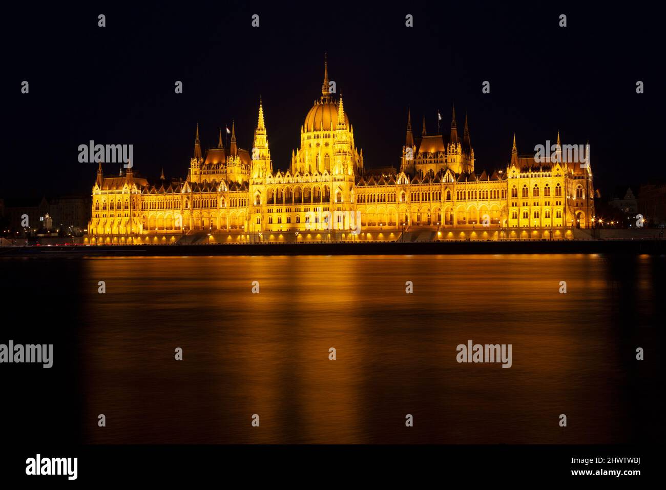 The Hungarian Parliament Building, a notable landmark of Hungary in