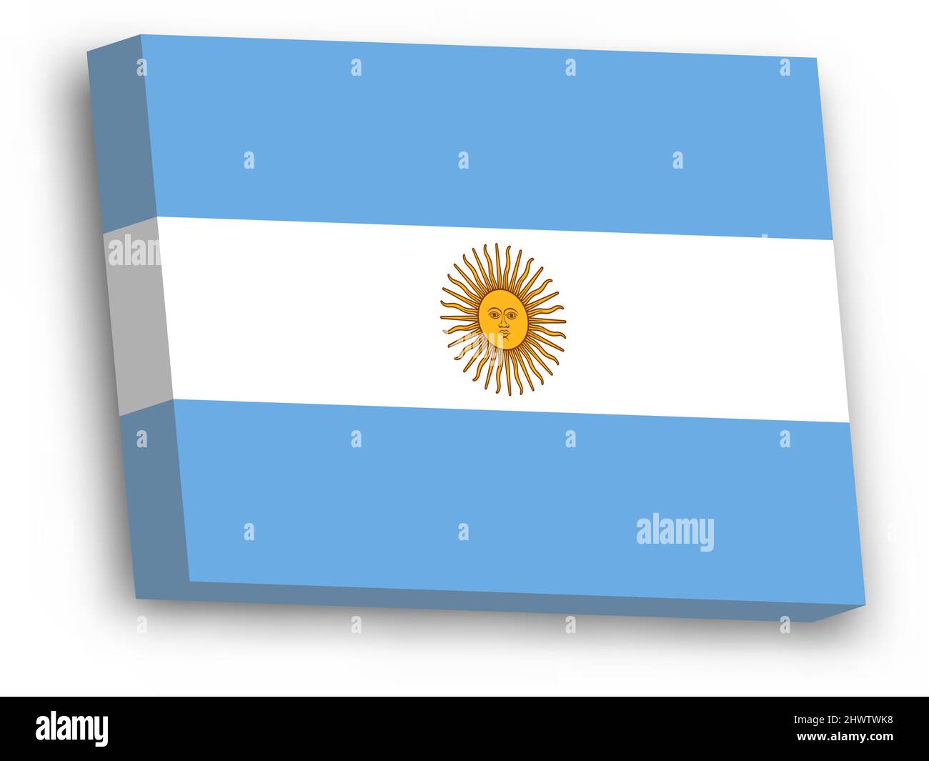 Flag of argentina Stock Vector Images - Alamy