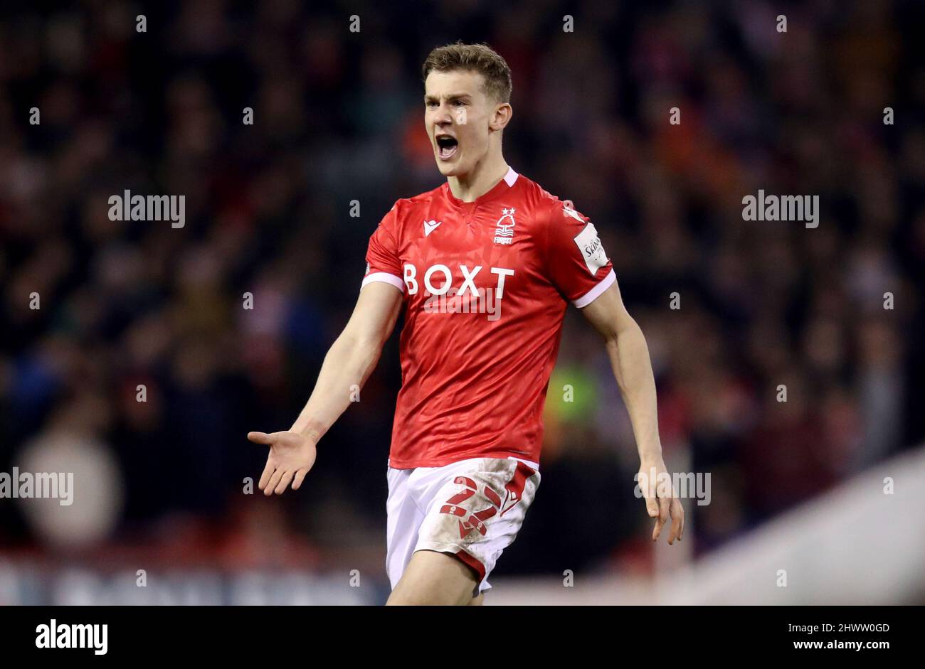 Nottingham Forest's Ryan Yates during the Emirates FA Cup fifth round