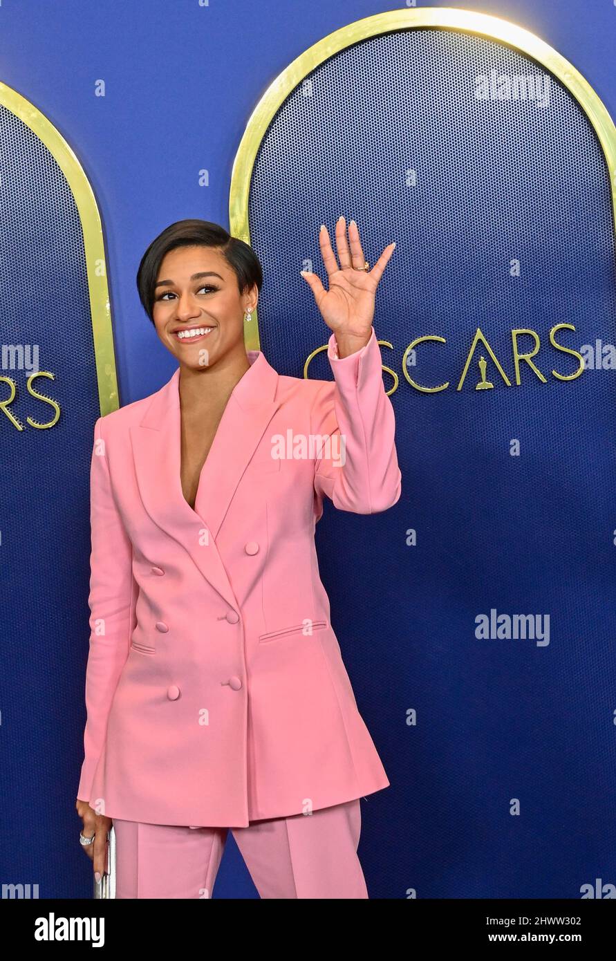 Los Angeles, United States. 07th Mar, 2022. Ariana DeBose attends the 94th annual Oscars nominees luncheon at the Fairmont Century Plaza on Monday, March 7, 2022. Credit: UPI/Alamy Live News Stock Photo