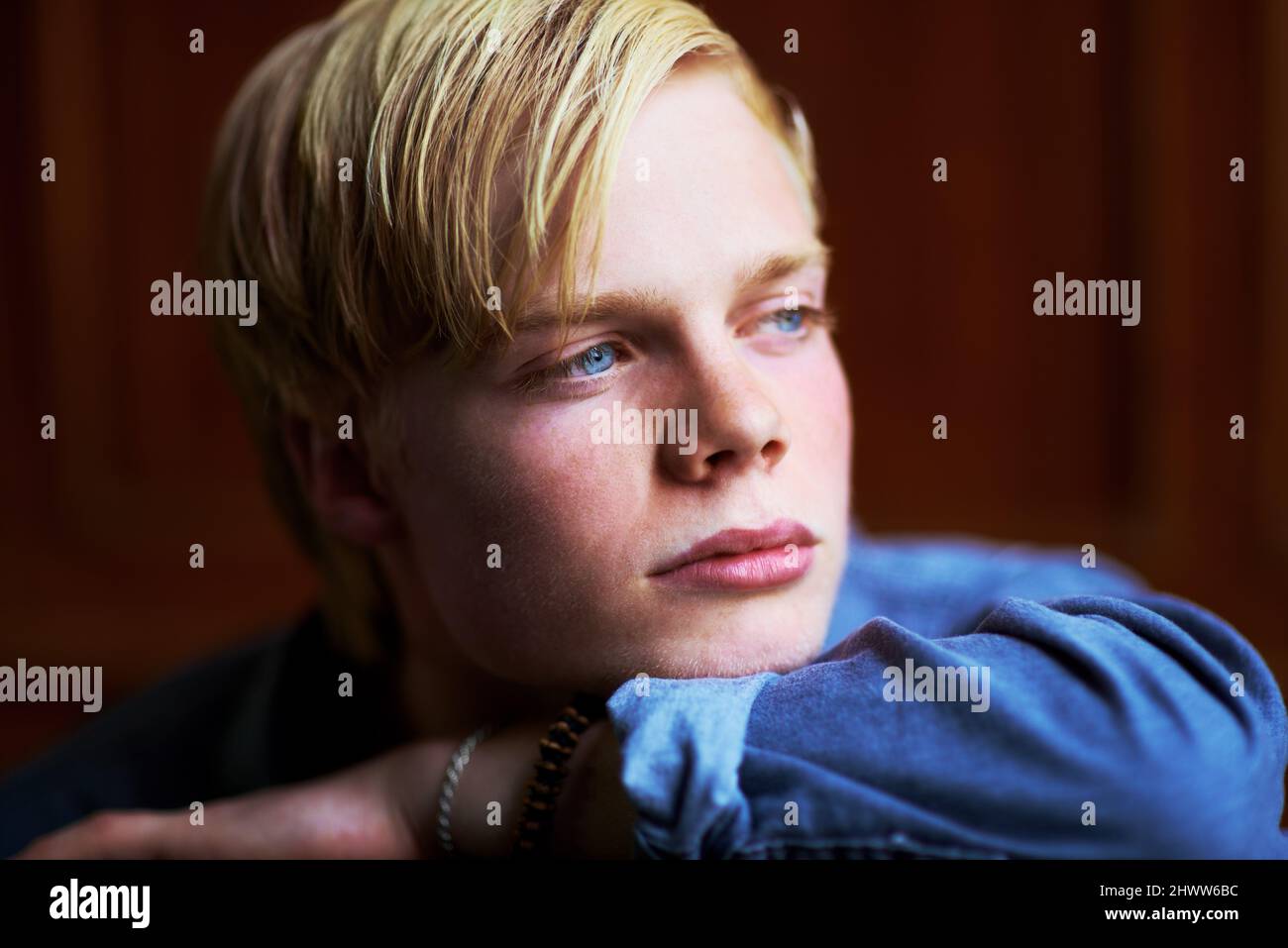 Scandinavian male blonde hair hi-res stock photography and images - Alamy