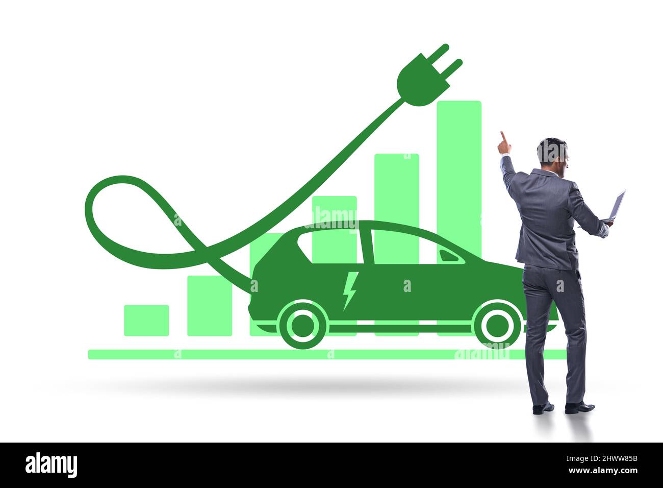 Growth of the electric car usage concept Stock Photo - Alamy Growth of the electric car usage concept Stock Photo - Alamy