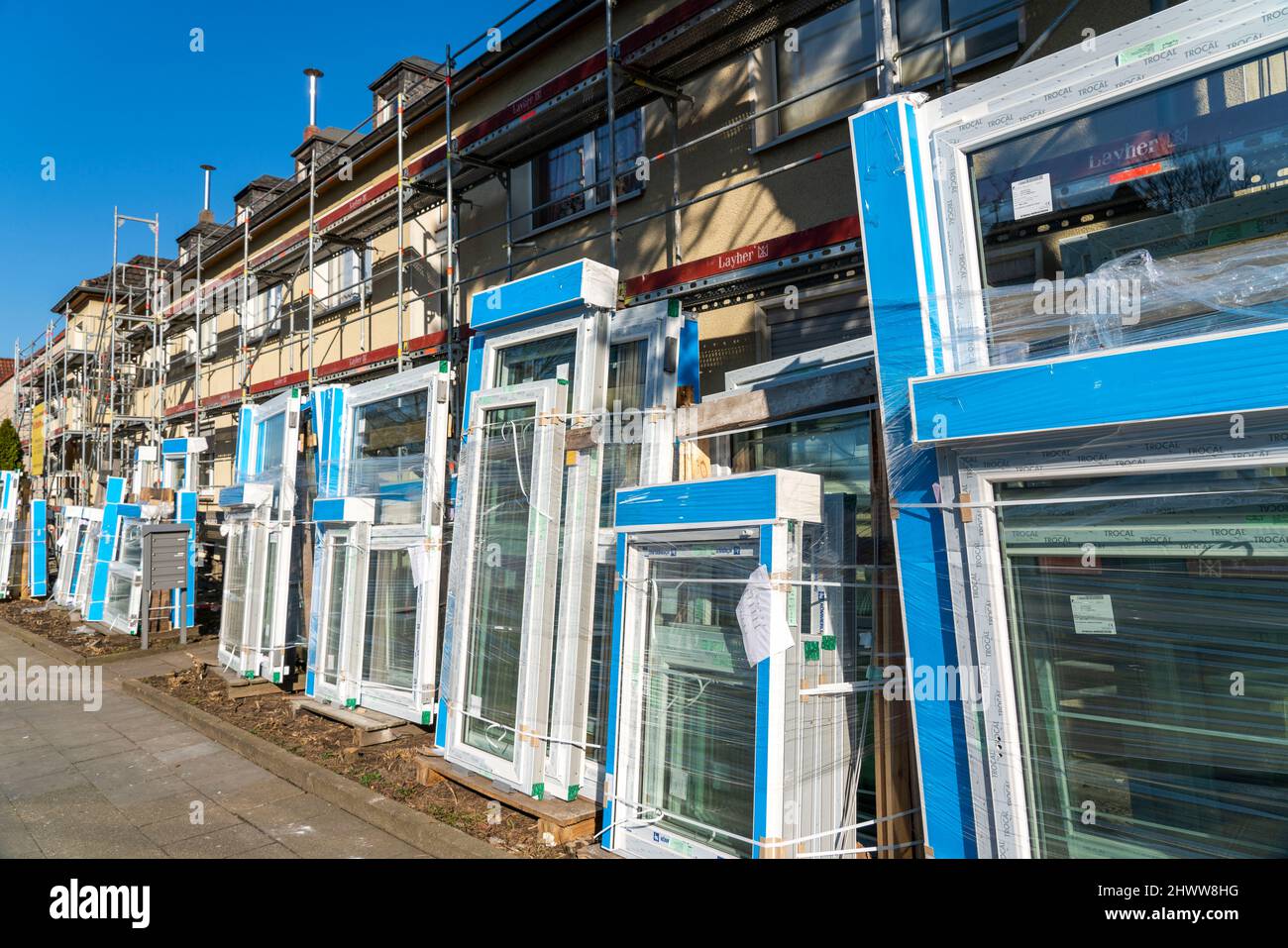 Image showcasing Energetic refurbishment of residential buildings, older apartment ...