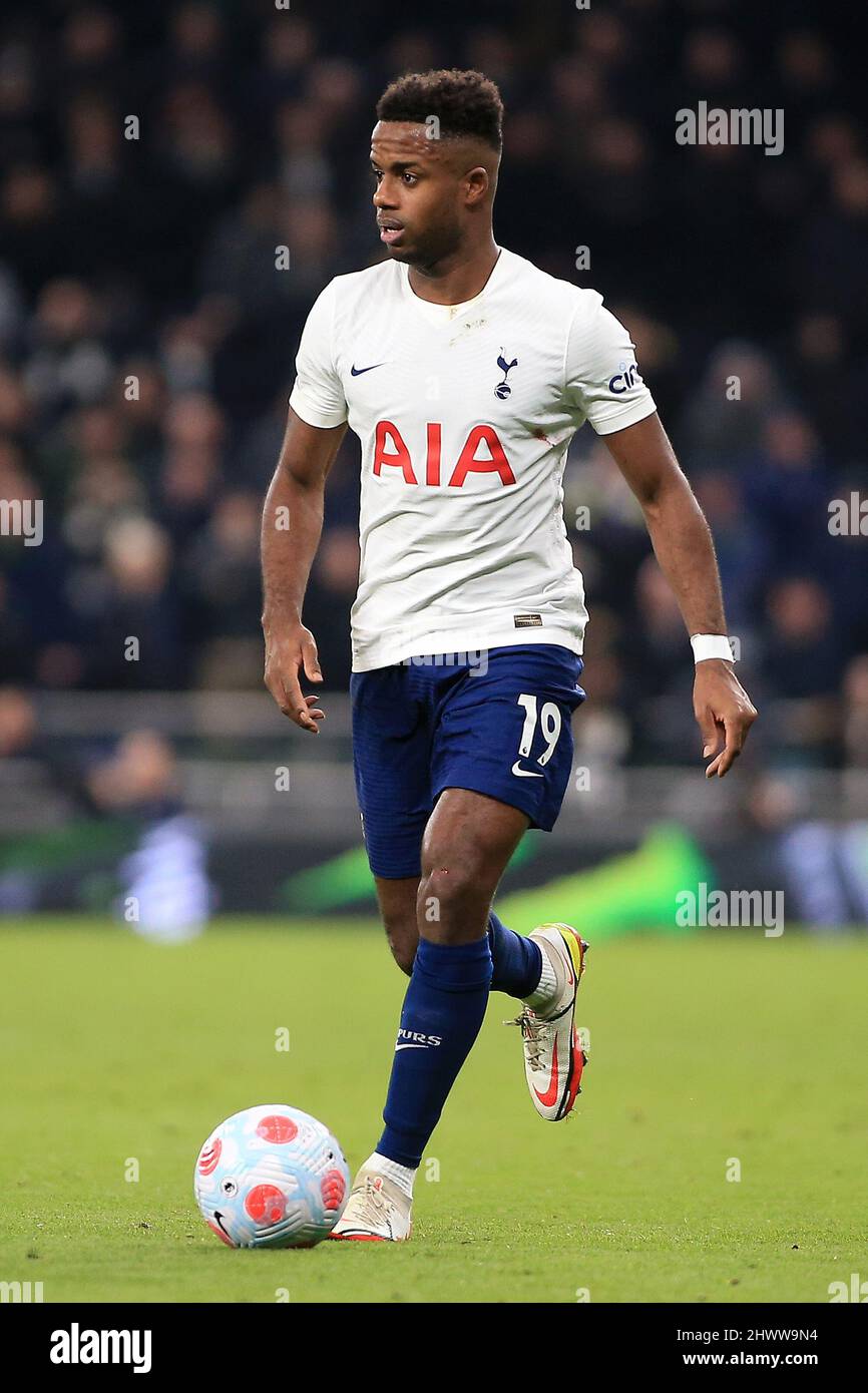 London, UK. 07th Mar, 2022. Ryan Sessegnon of Tottenham Hotspur in action during the game. Premier League match, Tottenham Hotspur v Everton at the Tottenham Hotspur Stadium in London on Monday 7th March 2022. this image may only be used for Editorial purposes. Editorial use only, license required for commercial use. No use in betting, games or a single club/league/player publications. pic by Steffan Bowen/Andrew Orchard sports photography/Alamy Live news Credit: Andrew Orchard sports photography/Alamy Live News Stock Photo