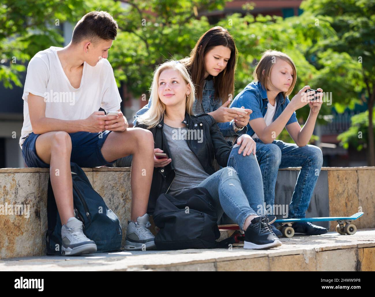 Carefree interaction hi-res stock photography and images - Alamy