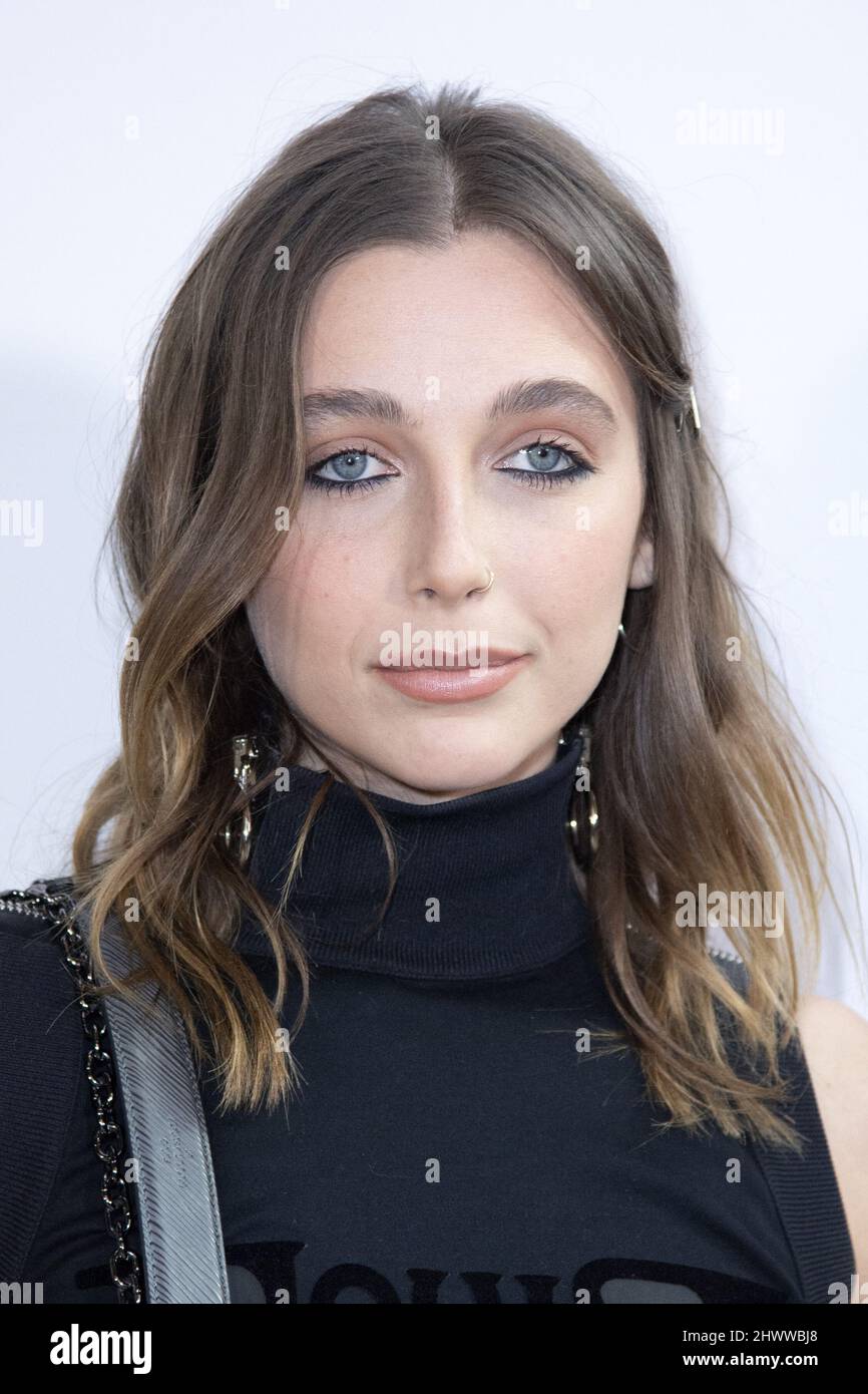 Emma Chamberlain attending the Lancome X Louvre Photocall as part of Paris  Fashion Week in Paris, France on September 26, 2023. Photo by Aurore  Marechal/ABACAPRESS.COM Stock Photo - Alamy