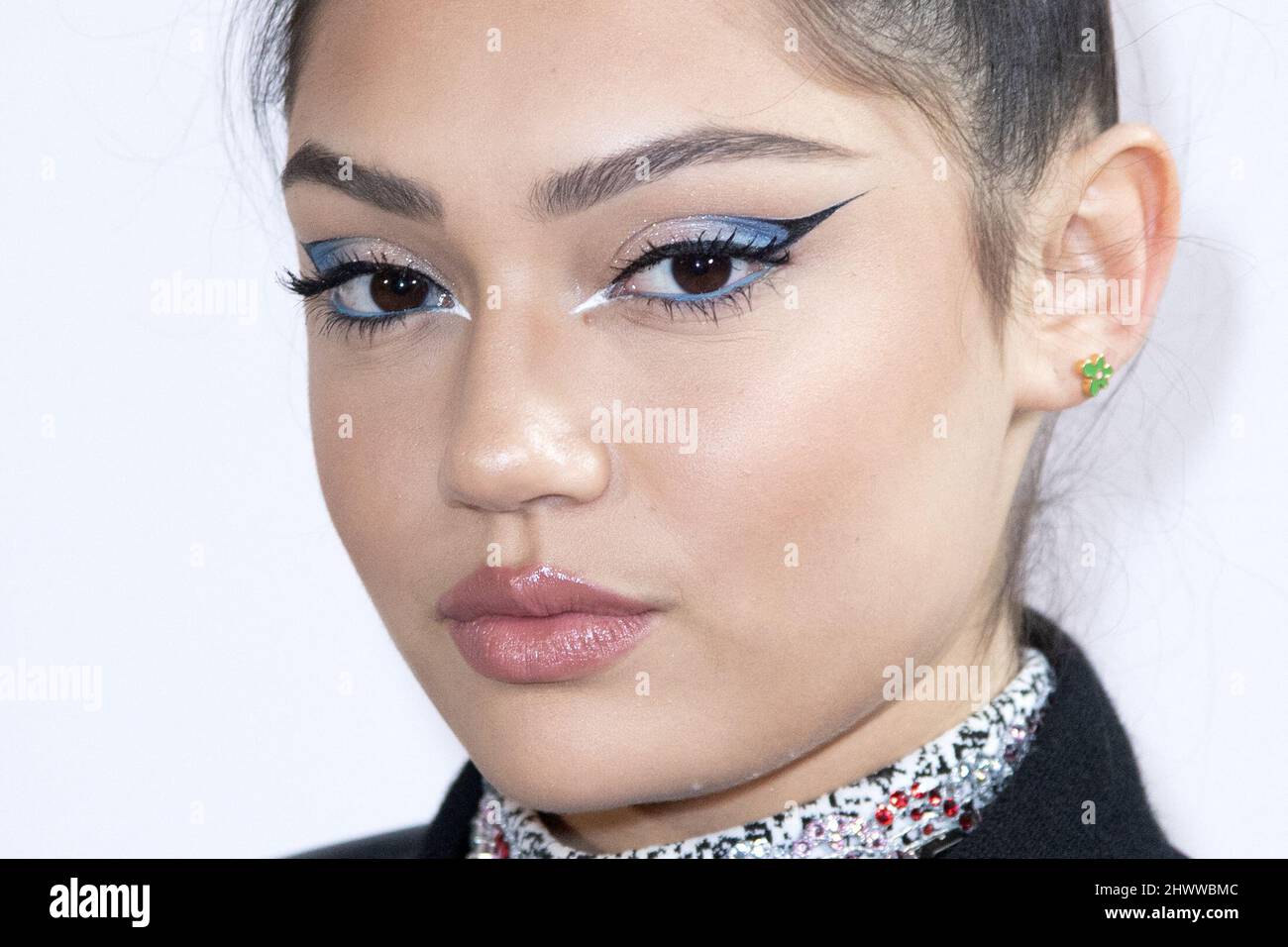 Avani Gregg attending the Louis Vuitton Womenswear Fall/Winter 2022/2023  show as part of Paris Fashion Week in Paris, France on March 07, 2022.  Photo by Aurore Marechal/ABACAPRESS.COM Stock Photo - Alamy